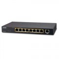 PLANET GSD-908HP 8-Port 10/100/1000T 802.3at PoE + 1-Port Gigabit Desktop Switch